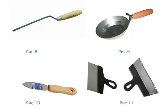 Инструменты и приспособления используемые во время шпаклевания стен и потолка