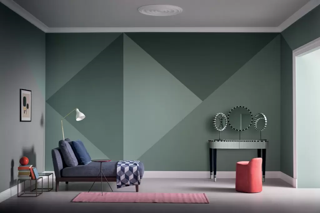 Покраска стен в спальне - удачный выбор цвета ( фото дизайна)