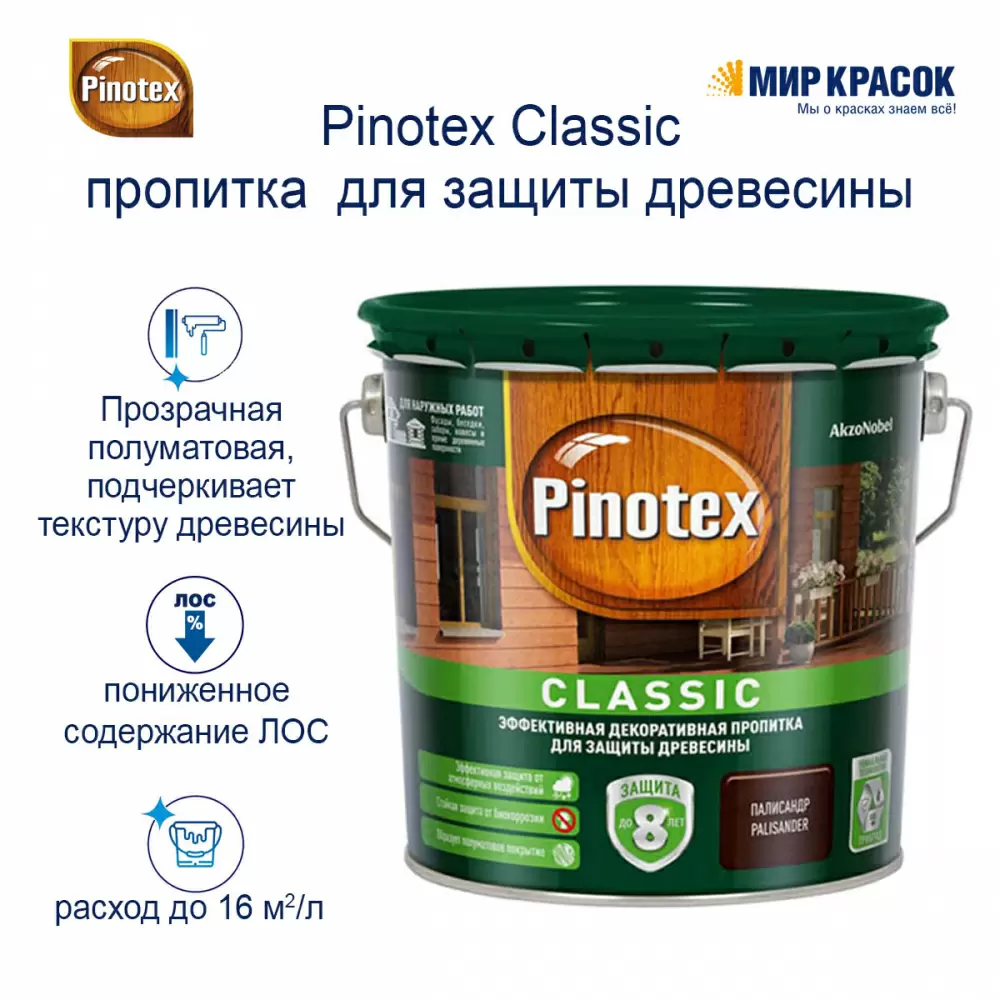 Pinotex для садовой мебели