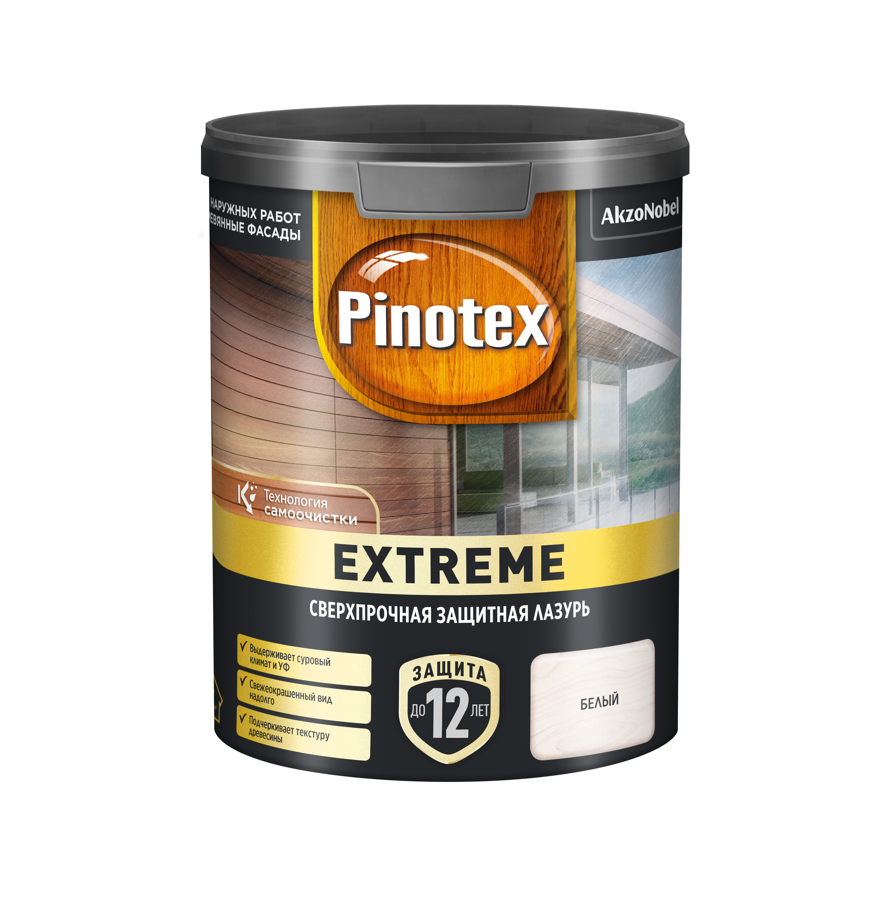 Pinotex Extreme лазурь для дерева калужница 9л