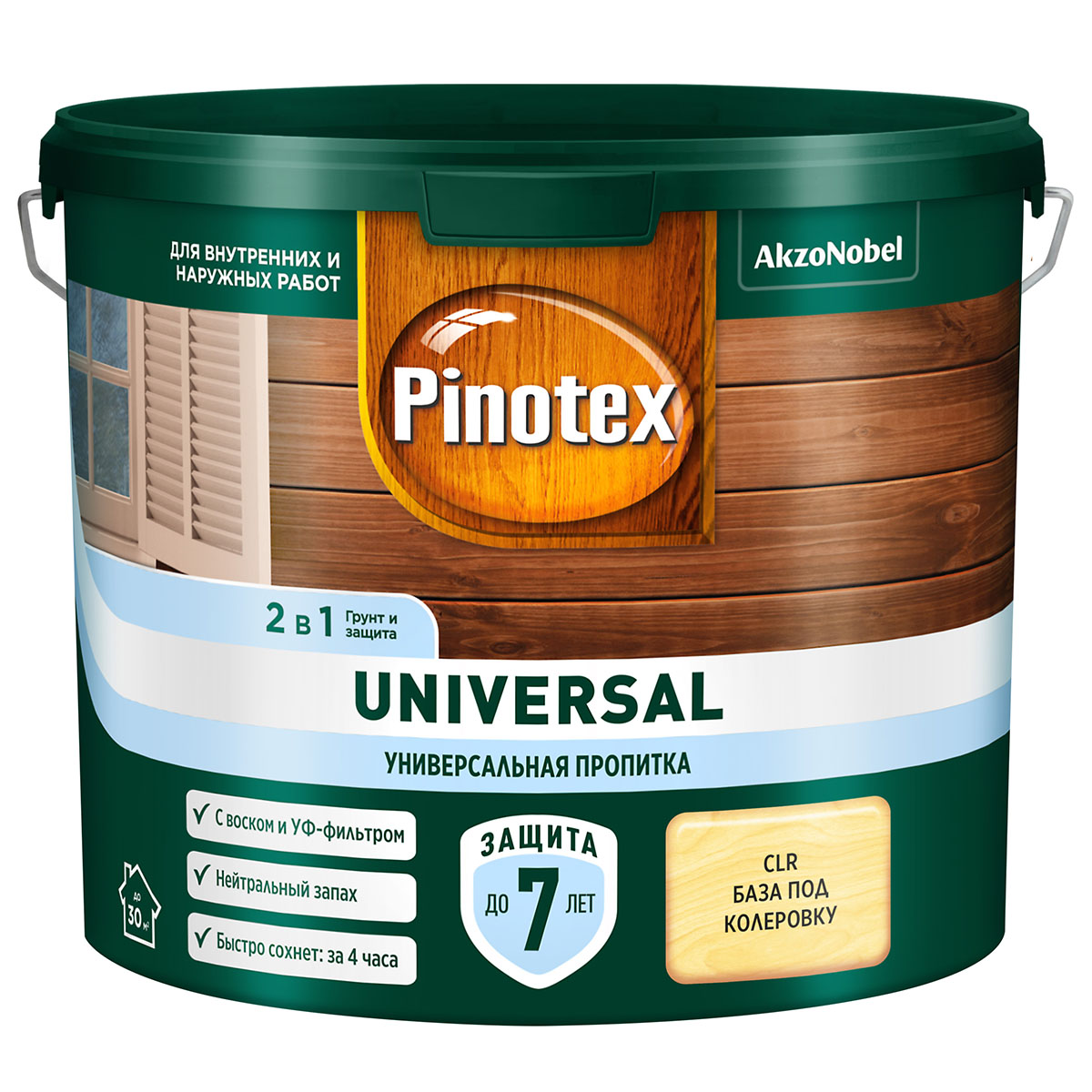 Пропитка Pinotex Universal 2 в 1 Орегон 2,5 л