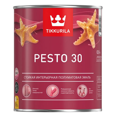 Tikkurila empire краска алкидная для мебели универсальная полуматовая база a 0 9л