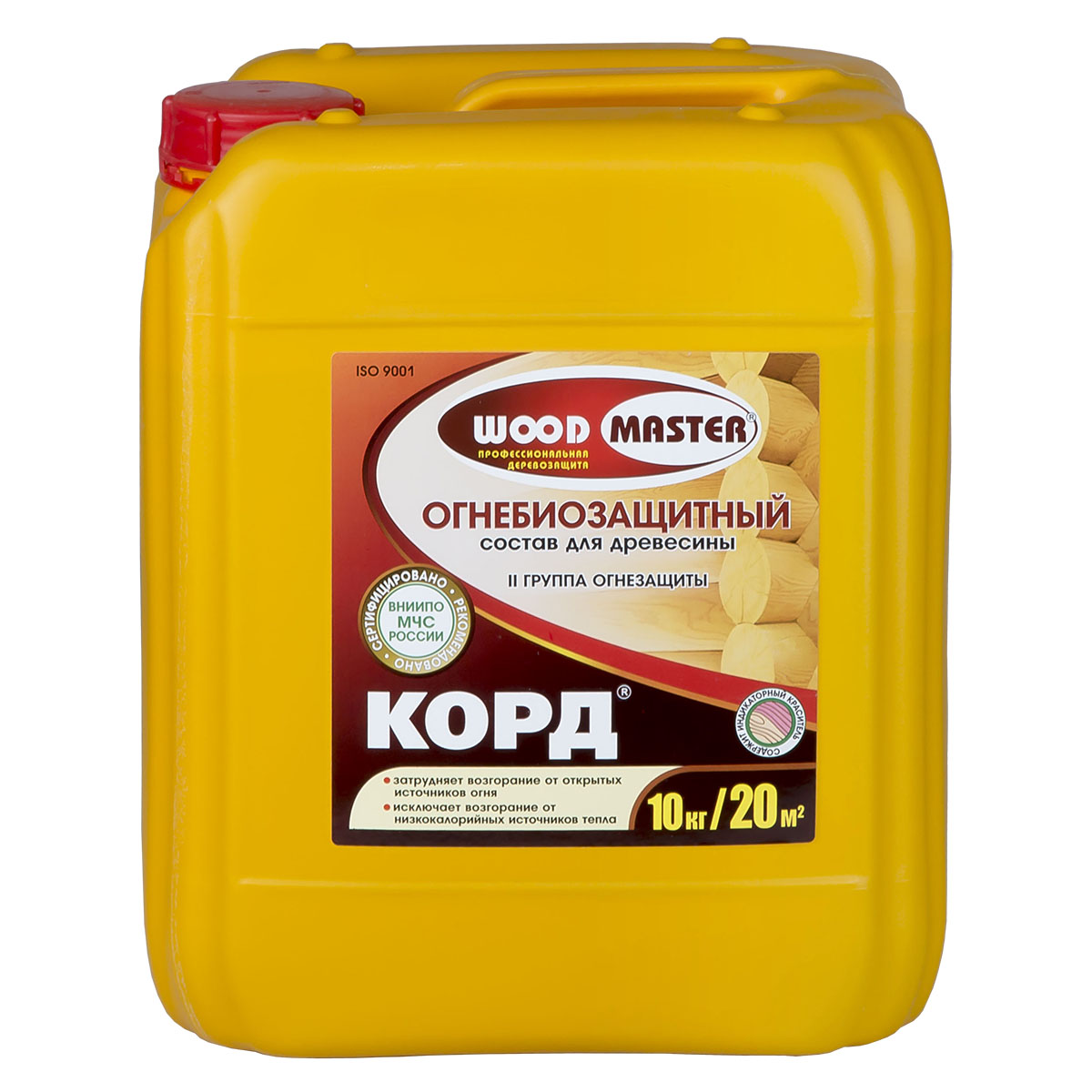 Woodmaster Корд огнебиозащитный состав для древесины 5 кг