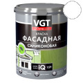 VGT PREMIUM IQ 159 КРАСКА ФАСАДНАЯ СИЛИКОНОВАЯ с эффектом лотоса,самоочищающаяся, белая, база A (2л)