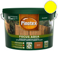 PINOTEX FOCUS AQUA пропитка для защиты деревянных заборов и садовых строений, золотая осень (9л)